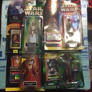 4 new in package Star Wars figures